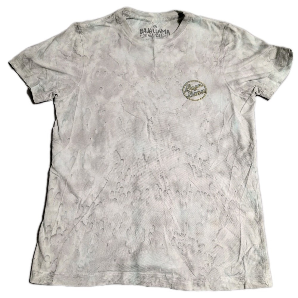 Baja Llama Misadventure Masters Graphic T Shirt Sloth Llama Peru Cotton‎ S